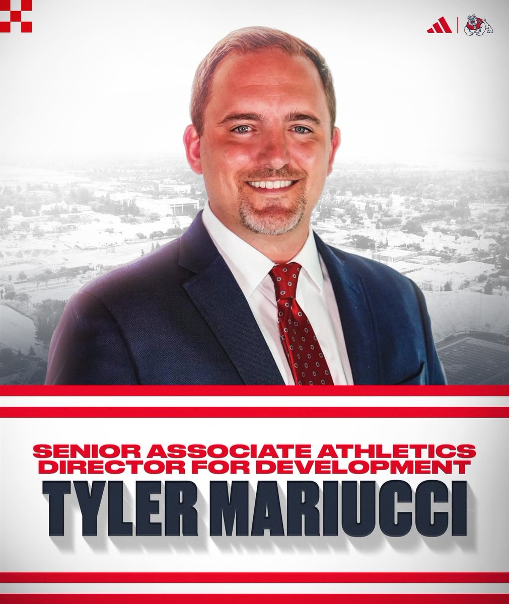 FSAthletics's tweet photo. Join us in welcoming our Senior Associate Athletics Director for Development, Tyler Mariucci!

Welcome back, Tyler! 

#GoDogs ���️ #Elevate https://t.co/xeMlYousBe