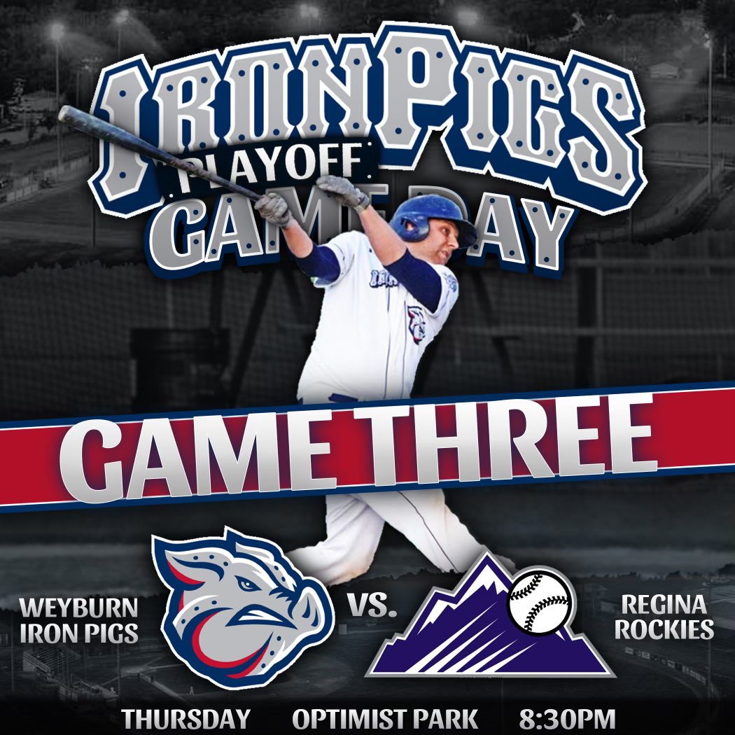 Weyburn Pumpjacks Iron Pigs tweet media
