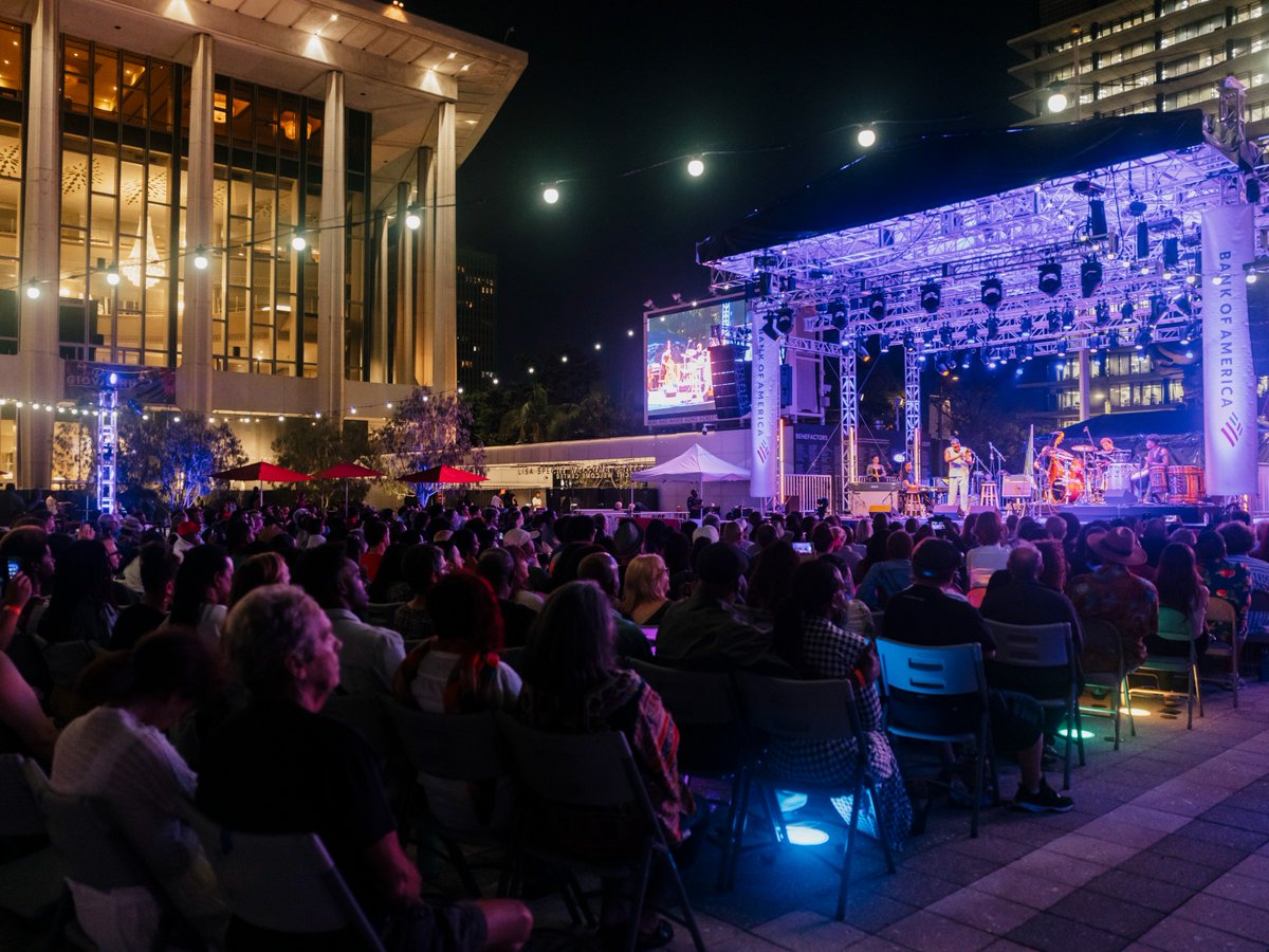 MusicCenterLA's tweet photo. Nights like this one are what our #summer dreams are made of! 🎷✨ Thanks to everyone who came out to Jazz Unleashed L.A. earlier this month. We had a magical evening of #jazz with #chiefadjuah and a lineup of extremely talented musicians!
#SummerSoundWaves #concert #LosAngeles https://t.co/TlUKwUn6HD