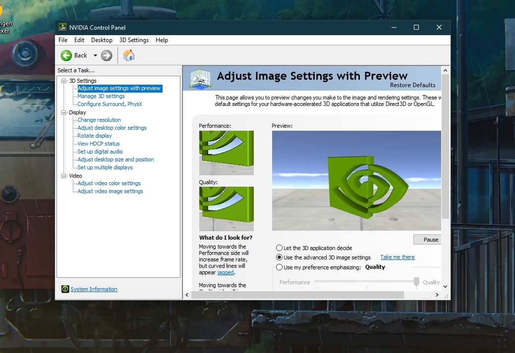 OfficialPCMR's tweet photo. Some say that the Nvidia Control Panel's UI is very outdated.

Others say that if fit works, you don't need to mess with it, and that plenty of software looks great but is ultimately pretty crap.

Where do you stand?

https://t.co/xfxdUrtHz5 https://t.co/9bibZSveP3