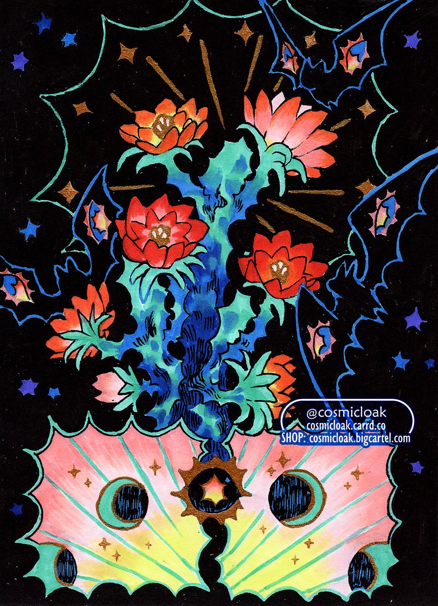 cosmicloak's tweet photo. “Higo Chumbo: Moonphase Dance”
og traditional piece for @gallerynucleus “Power In Numbers 8” show
#PIN8
show/piece info below https://t.co/w30u68aK01