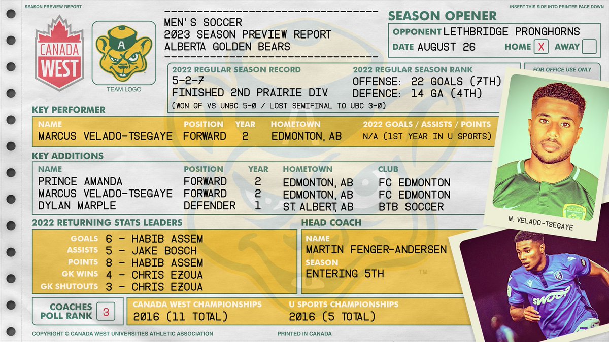 UAlberta Golden Bears & Pandas tweet media
