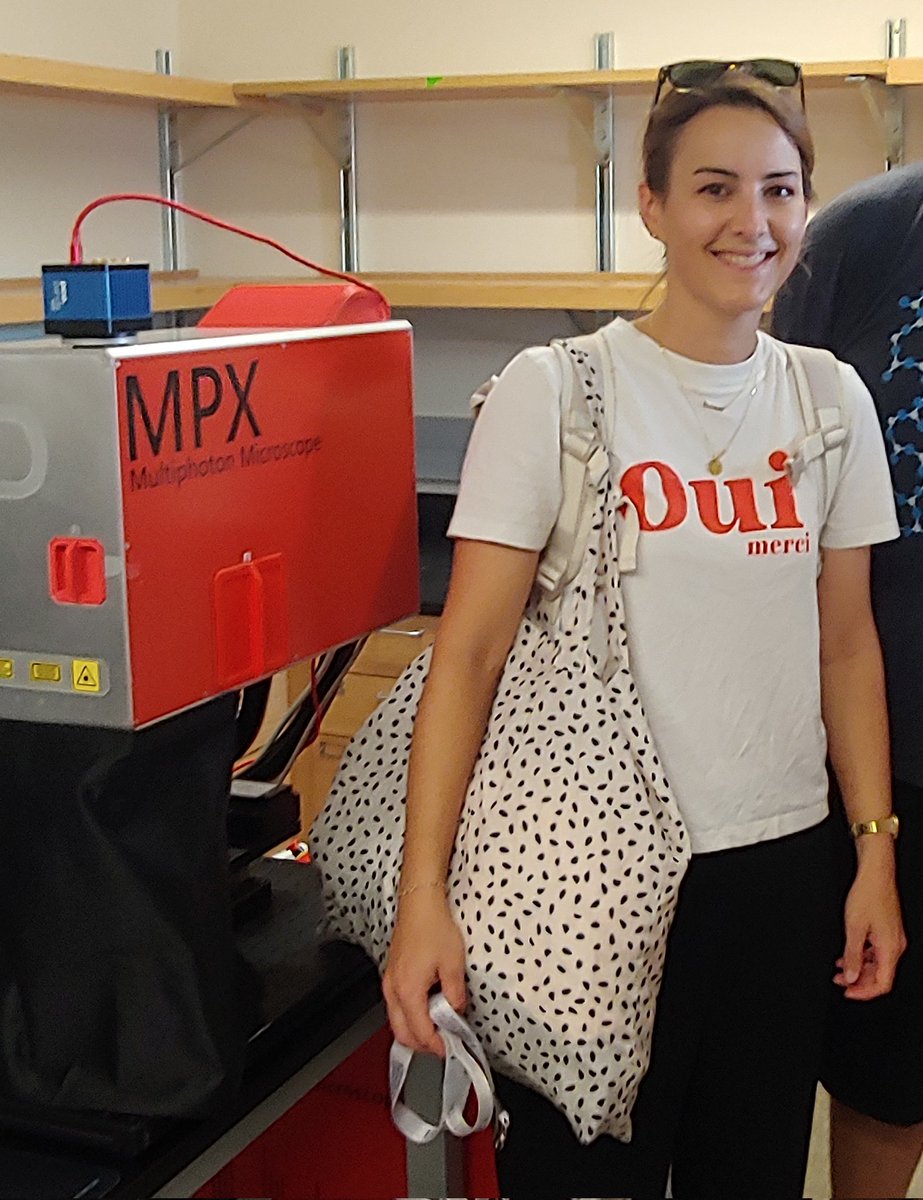 Alison North (@alisonjnorth) on Twitter photo She said in her #OMIBS2023 Tech Bite <a href="/MBLScience/">Marine Biological Laboratory (MBL)</a> that "Germans have no sense of humour". She lied! Meet Stefanie Kiderlen of Prospective Instruments, who had all the participants roaring with laughter and won 1st prize in the fiercely competitive Tech bites hands-down!!๐ She said in her #OMIBS2023 Tech Bite <a href="/MBLScience/">Marine Biological Laboratory (MBL)</a> that "Germans have no sense of humour". She lied! Meet Stefanie Kiderlen of Prospective Instruments, who had all the participants roaring with laughter and won 1st prize in the fiercely competitive Tech bites hands-down!!๐
