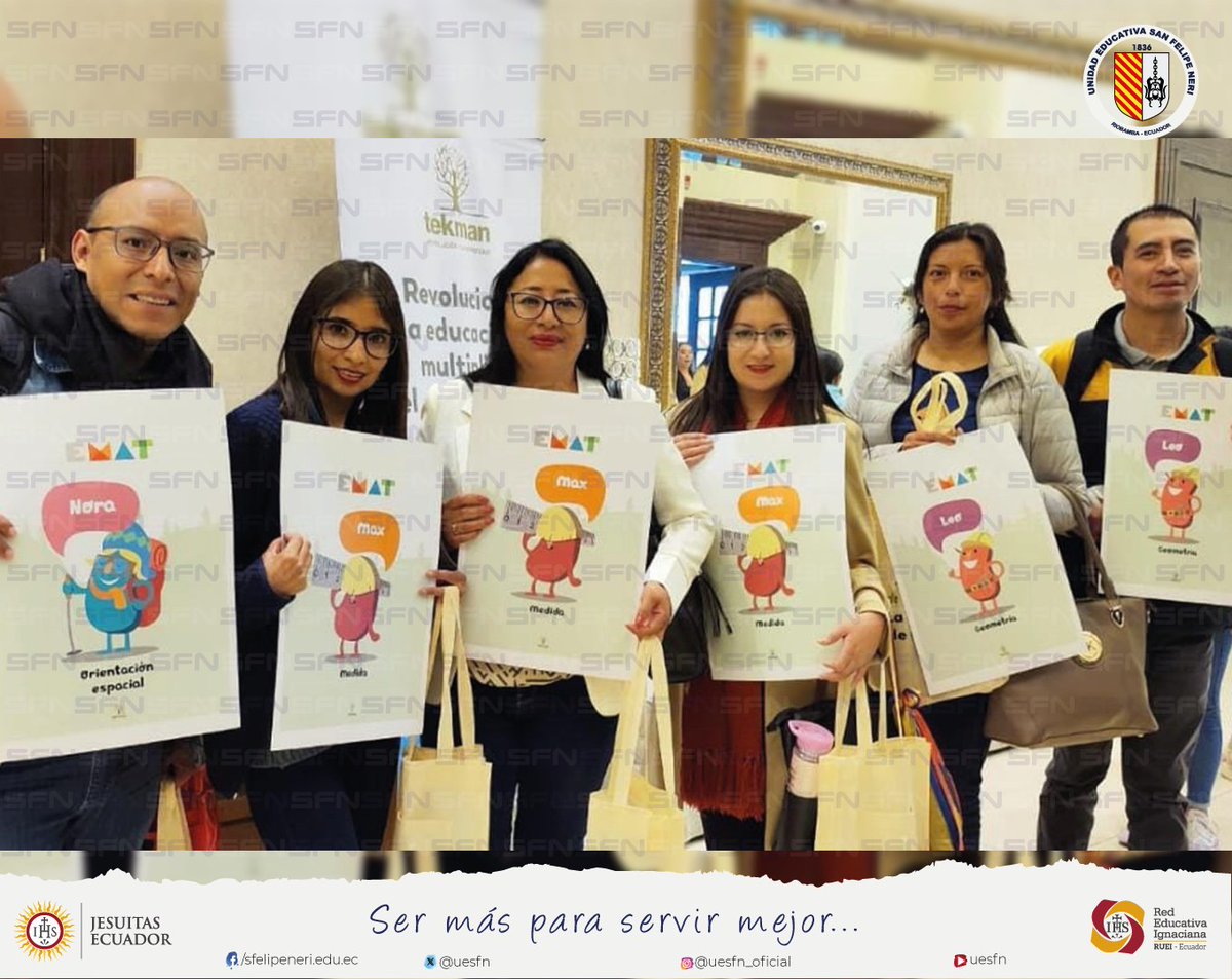 📷📷 ACADÉMICO

Nuestros Docentes participan del Taller de orientación pedagógica con la metodología TeKman para preparatoria, básica, elemental y media.

Ser más para servir mejor...

#𝙎𝙤𝙢𝙤𝙨𝙁𝙇𝘼𝘾𝙎𝙄 #𝙎𝙤𝙢𝙤𝙨𝙍𝙐𝙀𝙄 #UE𝙎𝙁𝙉 #𝙎𝙤𝙢𝙤𝙨𝙅𝙚𝙨𝙪𝙞𝙩𝙖𝙨