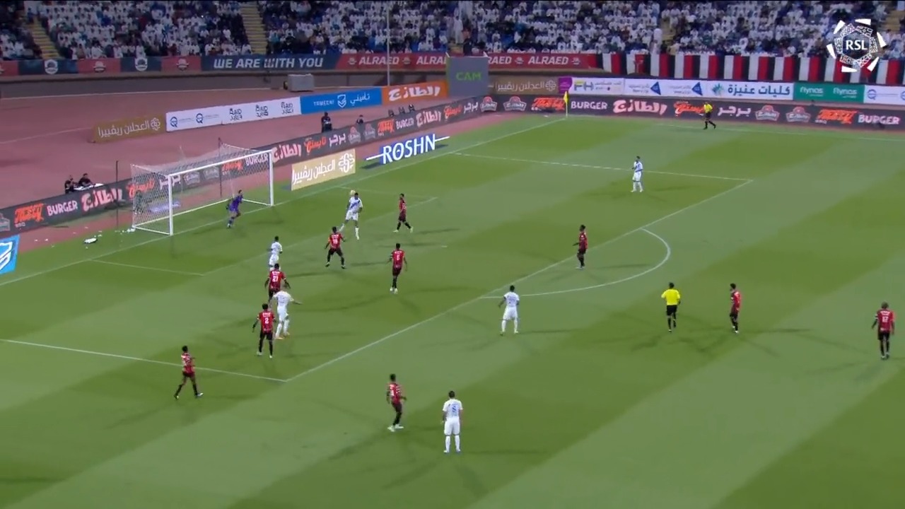 Aleksandar Mitrovic scores on his debut with a powering header! 🙌How many is he going to get this season...? 🤔#yallaRSL #RoshnSaudiLeague
