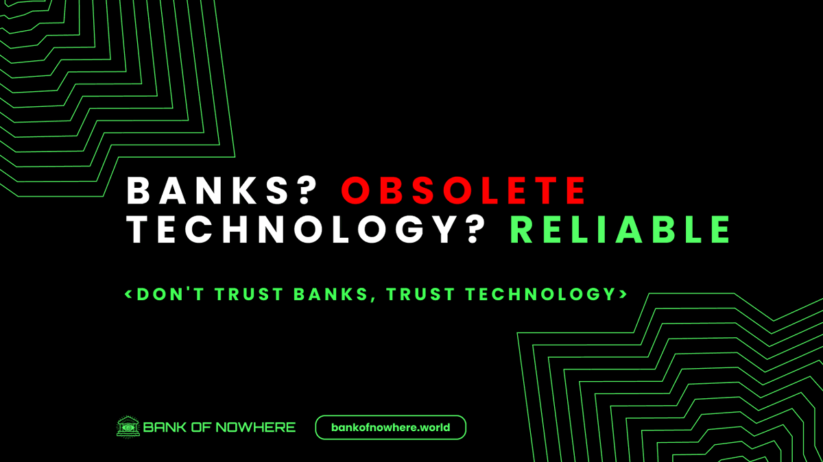 Bank of Nowhere 🏦 tweet media
