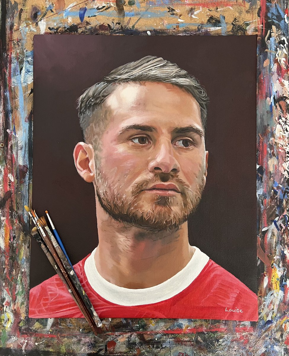 My painting of Alexis Mac Allister 🇦🇷 for the @Topps_UK UEFA #LivingSet 👩‍🎨 🔗 uk.topps.com/weekly-release… #lfc #ynwa #argentina #thehobby