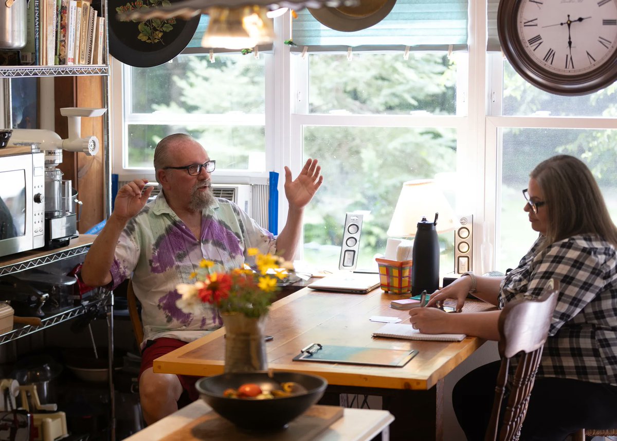 Coming Saturday: "Nobody really talks about [death] in America ... I think it's so important," says Jim VanCampen of Jaffrey.  An end-of-life doula is helping him through the process of dying. Learn more about these doulas and their work Saturday from @obelangerKS and <a href="/schroeh/">hannah schroeder</a>