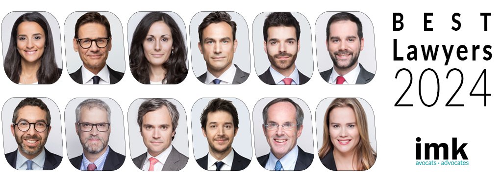 <a href="/IMKLLP/">IMK</a> est fier d'annoncer que 12 avocat·e·s ont été sélectionné·e·s pour faire partie de l’édition 2024 du <a href="/BestLawyers/">Best Lawyers</a> in Canada. <a href="/IMKLLP/">IMK</a>  is proud to announce that 12 lawyers have been selected for inclusion in the 2024 edition of <a href="/BestLawyers/">Best Lawyers</a> in Canada.