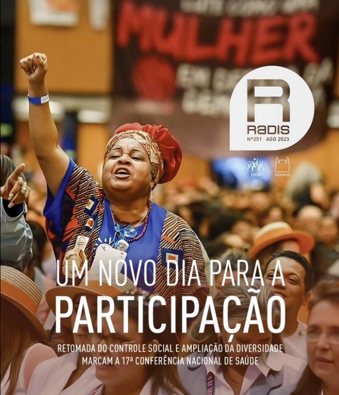 radisfiocruz's tweet photo. Radis preparou uma edição especial com reportagens que mostram como a retomada do controle social e a ampliação da diversidade estiveram em pauta durante a 17ª Conferência Nacional de Saúde. Confira nossa cobertura completa na Radis de agosto (251):
https://t.co/9KT5GH4Vb7 https://t.co/Z9TaQ4x4vx