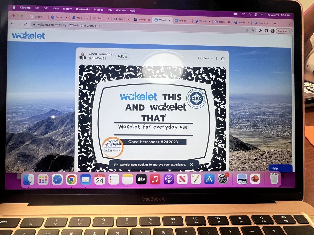 #wakelet for the win! #SunCityEdTechConf #WeR19 thank you @EDTech_CISD  for the awesome information! #weareCLINTisd ‼️