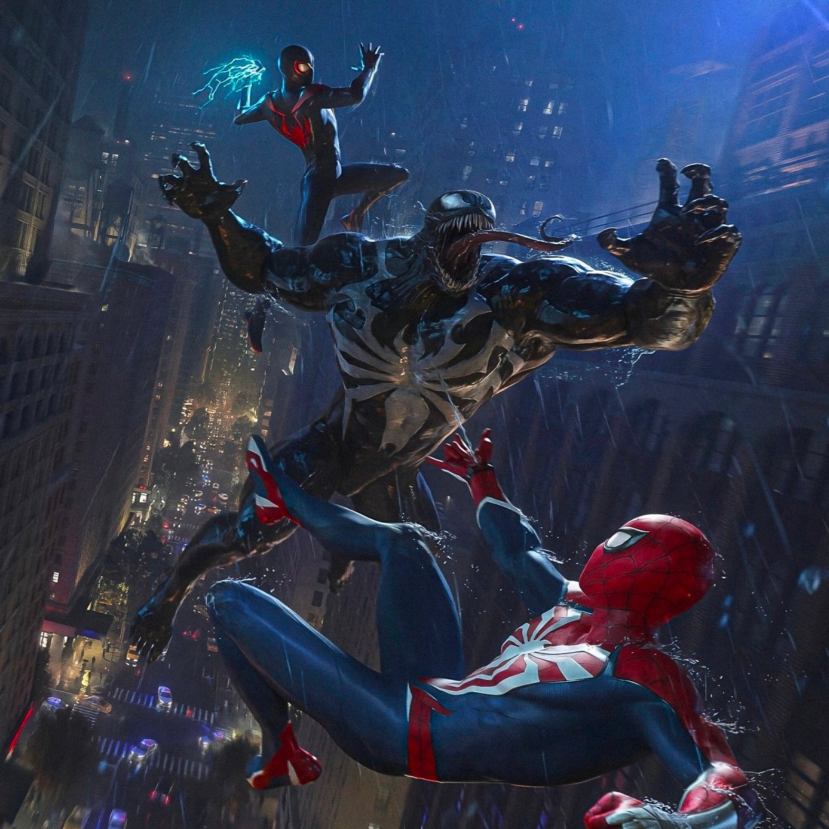 CultureCrave's tweet photo. #SpiderMan2 has been rated T for Teen 🕸️

• The words 'prick' and 'ass' appear

• Characters shown trading unnamed drugs 

• Cutscenes featuring 'a character choked to death', 'a dead body turned over', and 'blood drops on a leaf' https://t.co/HroJZm16Jq