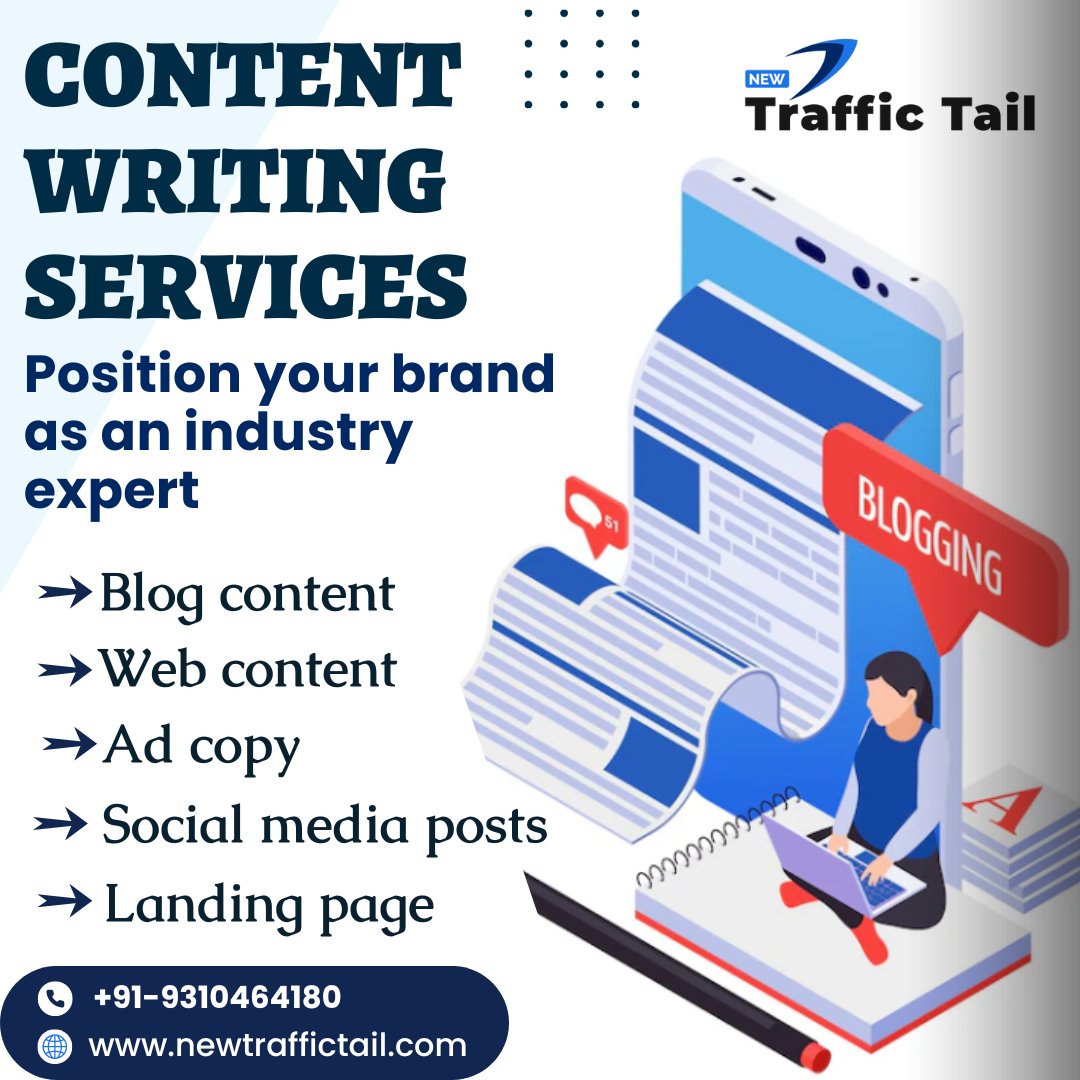 newtraffictail's tweet image. transforming Thoughts into Captivating Words! 🚀✍️ Elevate your brand with our top-notch #ContentWritingService. From blog posts to social media magic, we&apos;ve got you covered. Let&apos;s tell your story together! 📖✨ #contentwritingservices  #contentwriter #newtraffictail