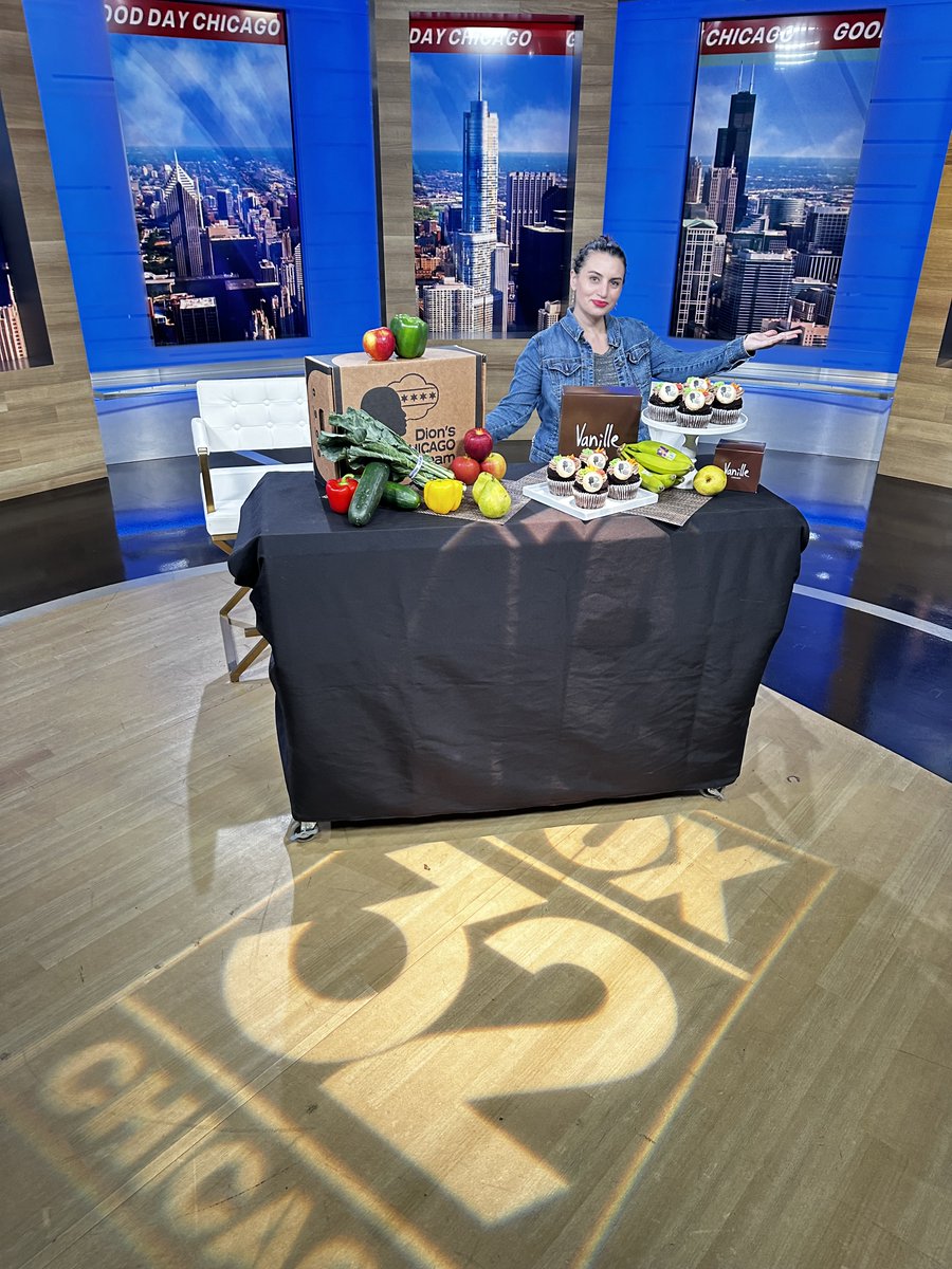 A behind-the-scenes look at @DChicagoDream & @VanilleChicago on @GoodDayChicago this morning. @fox32news @SylviaFOX32 #FoodSecurity #ShopCommunity #Philanthropy