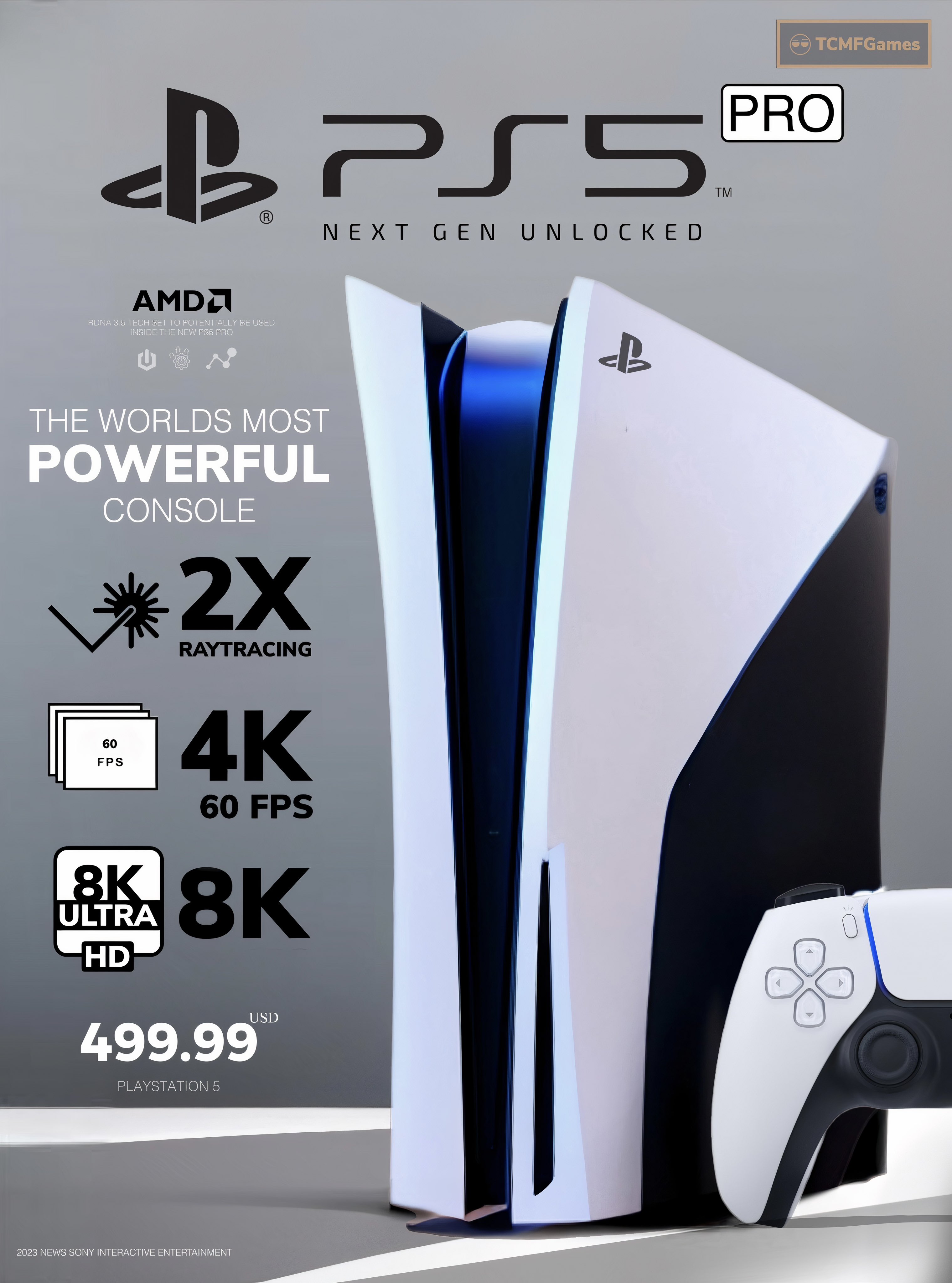 PS5 Pro: Console pode chegar em 2024 com CPU Zen 2 e GPU RDNA 3