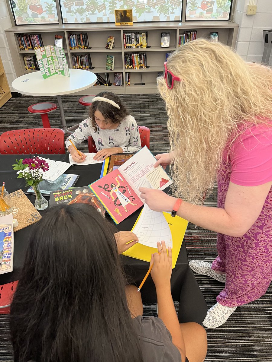 There is a lot of dating going on in the HMS Media Center! Students dated different genres and are working on identifying text features. Can’t wait to see what our media center does next! #EveryChildReads <a href="/MichaelLeMoyne/">Michael LeMoyne</a> <a href="/beembeck/">Whitney</a> <a href="/FultonZone7/">Dr. Crumbley</a> <a href="/FultonCoSchools/">FultonCountySchools</a>