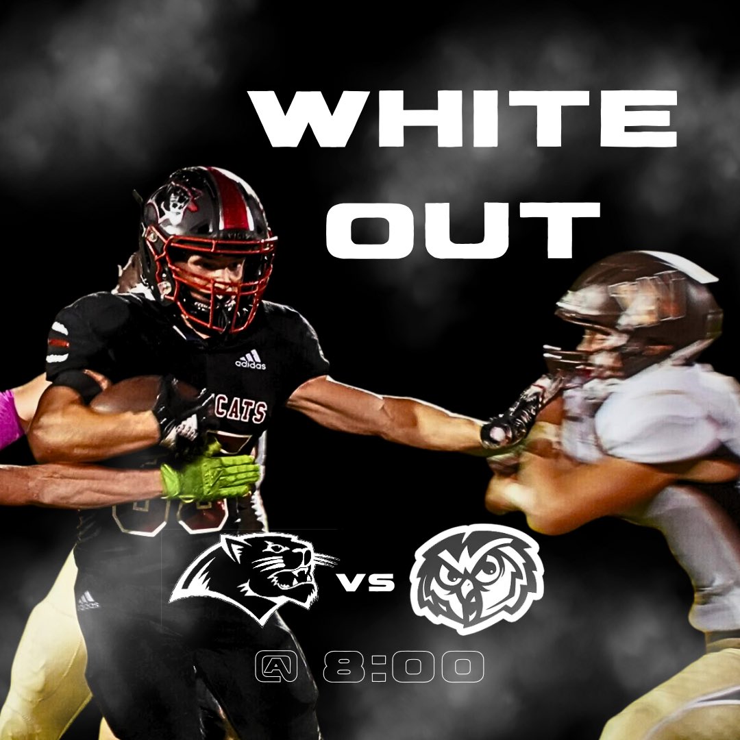 Support the <a href="/HerkyFootball/">Herculaneum Football</a> team and rock your white at the game tomorrow!!! See you at Windsor High School at 8:00 pm to cheer on the Blackcats!!! #wearetheblackcats 
<a href="/HHSBlackcats/">Herculaneum High School</a> <a href="/BlackcatUpdates/">Blackcats Updates</a> <a href="/HerkyCheer/">Herky Cheer</a>