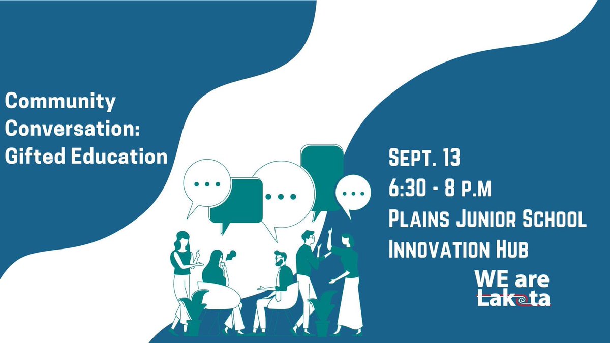 Lakota families with gifted kids -  mark your calendars for Wed, 9/13 from 6:30-8:00pm at Lakota Plains Junior school and plan to attend the  community conversation on gifted services with <a href="/LakotaGifted/">Lakota Gifted Services</a>!
#WEareLakota