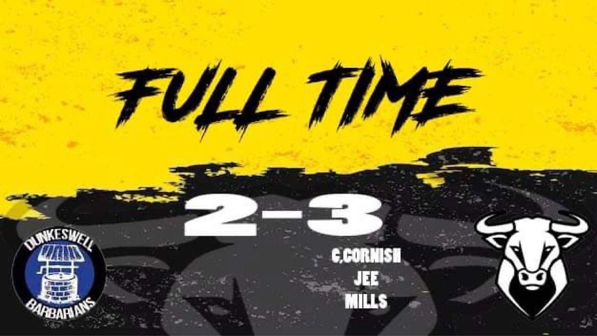 Yesterday we took on Dunkeswell Barbarians, while a chunk of the squad were away, the rest took on a great side and came away victorious
Thank you to the Barbarians for hosting us and we wish you the best of luck with your season!
MOTM: Steven Grant
DOTD: Bison
#UUFC #coybulls