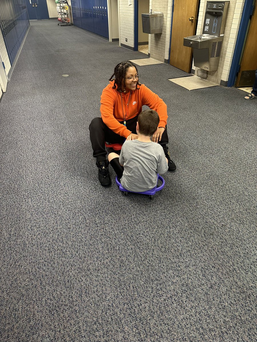 academy_ba's tweet image. Radke’s class had so much fun with Miss Spear during PE class today! Scooter boards for the win! #the2800 #intheksczone