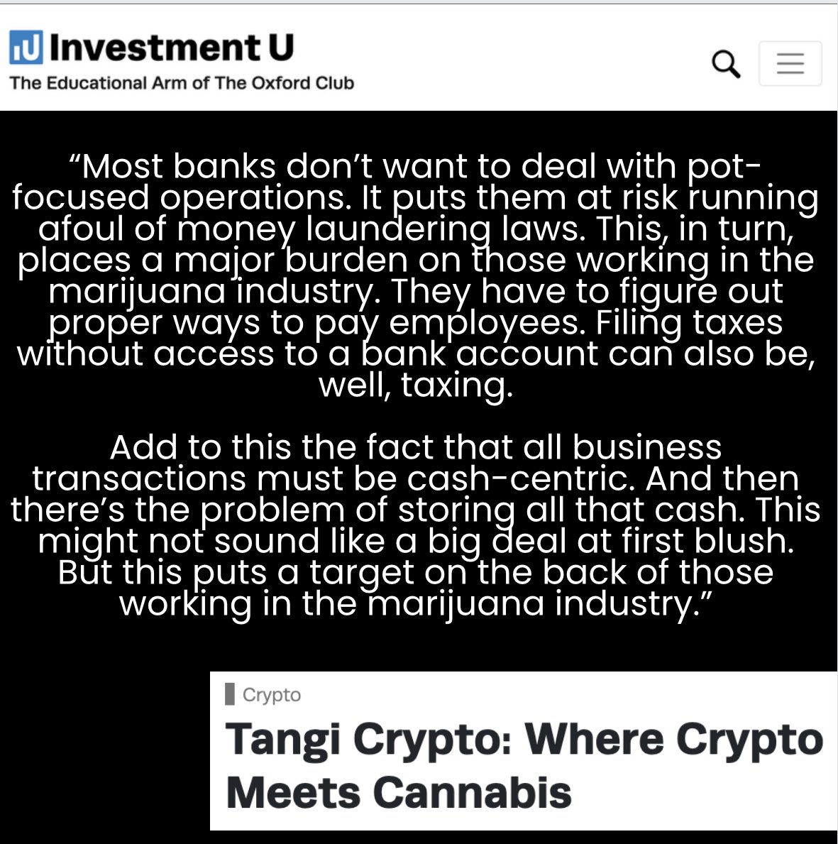 This is the problem Tangi is solving — and we’re doing it with a functional token and a comprehensive, integrated, and robust digital payment solution (with rewards) that will benefit both retailers and consumers. 

GetTangi.com 

***Round 2 is underway currently