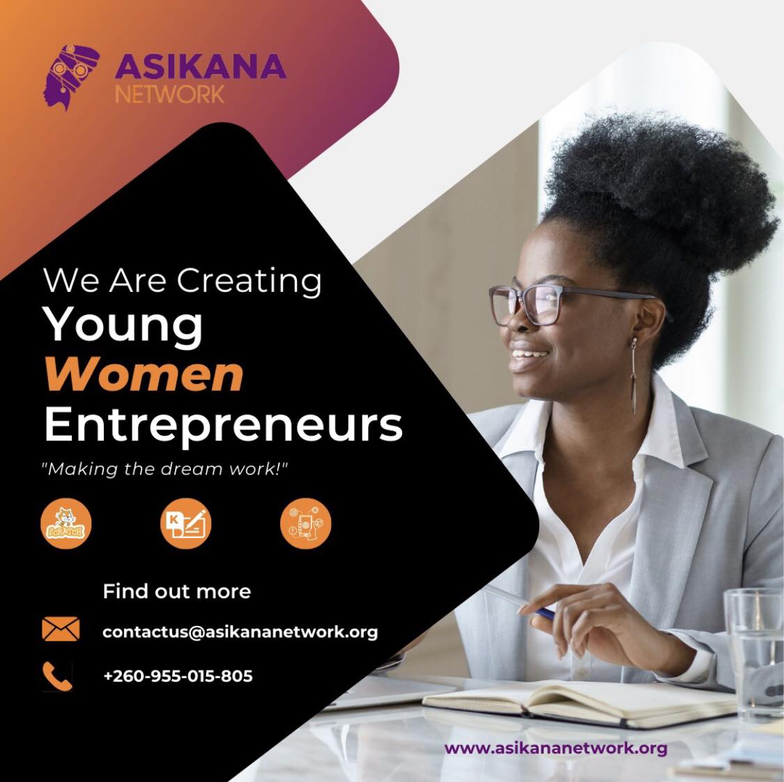 We are excited to be registering a new cohort for our women entrepreneur’s capacity building program. The program is a 4 week training completely free to women entrepreneurs. This is open to women in Lusaka. Sign up now. docs.google.com/forms/d/e/1FAI…