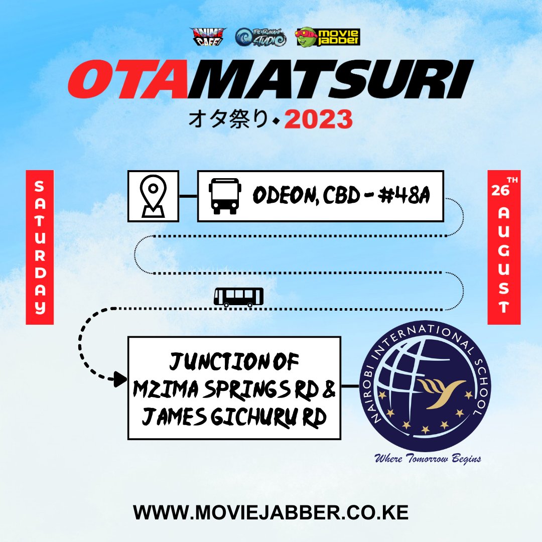 No excuses! Find your way to Otamatsuri by any means necessary! Ticket link in our bio! 

#fortheloveofanime #otamatsuri2023 #anime #animeconvention