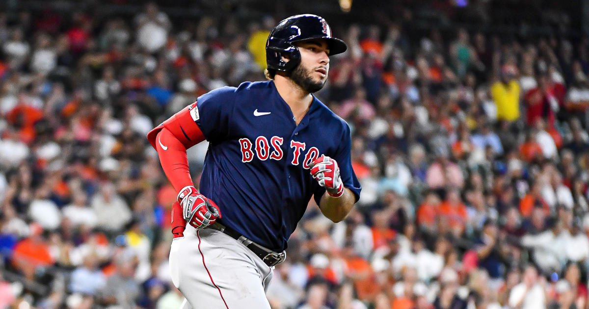 ChrisHenrique's tweet photo. Chaim Bloom on Wilyer Abreu back in March:

“Abreu, this guy… has power, really knows the strike zone. For a strong guy, he can move better out there then you think, runs pretty well, a guy who we think is going to be able to play all three outfield positions.”

(Via/@ObstructView Podcast)