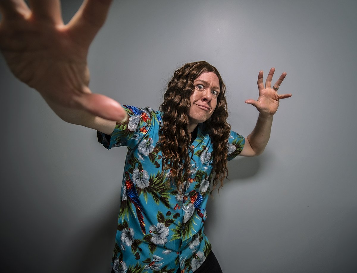 OK, I have to make a confession. Here's the REAL reason I've been losing weight. I'm hoping to get cast as <a href="/alyankovic/">Al Yankovic</a> in the inevitable biopic sequel - WEIRD 2: YANK HARDER.
#thecogisdead #weirdal #weirdalyankovic #lookalike #impersonator #cosplay #johnsprocket #yankovic #weird