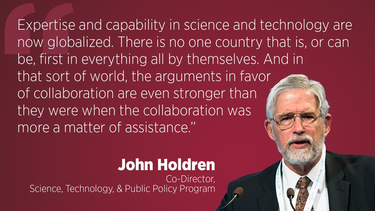 The US can't afford to cut off cooperative activities with China by letting the US-China Science and Technology Agreement (STA) lapse, says our Co-Director John Holdren in @thewirechina.