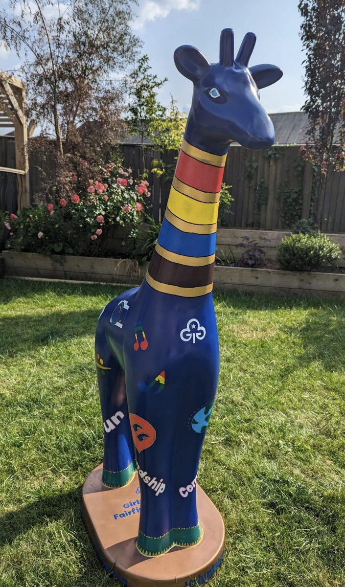 GuidingCroydon's tweet photo. Meet Agnes! 
Agnes is the giraffe designed by girls in Croydon Fairfield division and you can meet her, and all her friends, on the #croydonstandstall trail between now and the end of October @CroydonBID @Guiding_LaSER @culturecroydon #girlscandoanything https://t.co/KjHvBwfb2I
