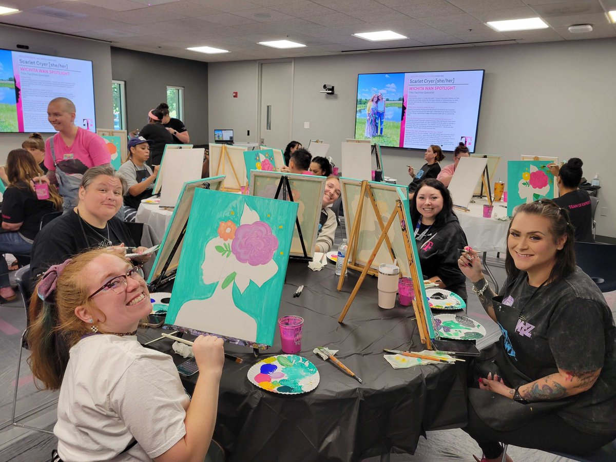 LuvlyLisa2209's tweet photo. Women’s Equality Day was a success! @PaintTheTowne #TMOICT #DE&I https://t.co/fA9S3zf13Q