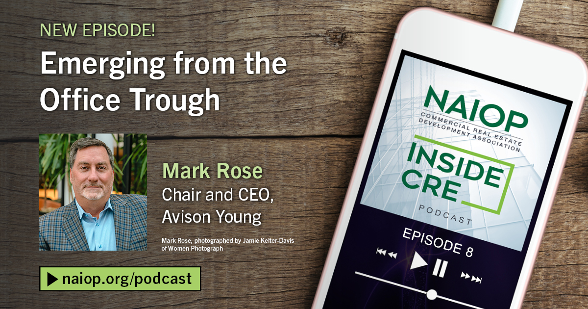 CREDA_Global's tweet photo. NEW podcast episode! Mark Rose, chair and CEO of @AvisonYoung, discusses building a workplace culture that matters, his optimism for the #office sector; shares recent data about longer-term leases that may surprise you, and more:
https://t.co/AxF9WZjvBB #CRE #insideCRE https://t.co/myPlyQ7QdD