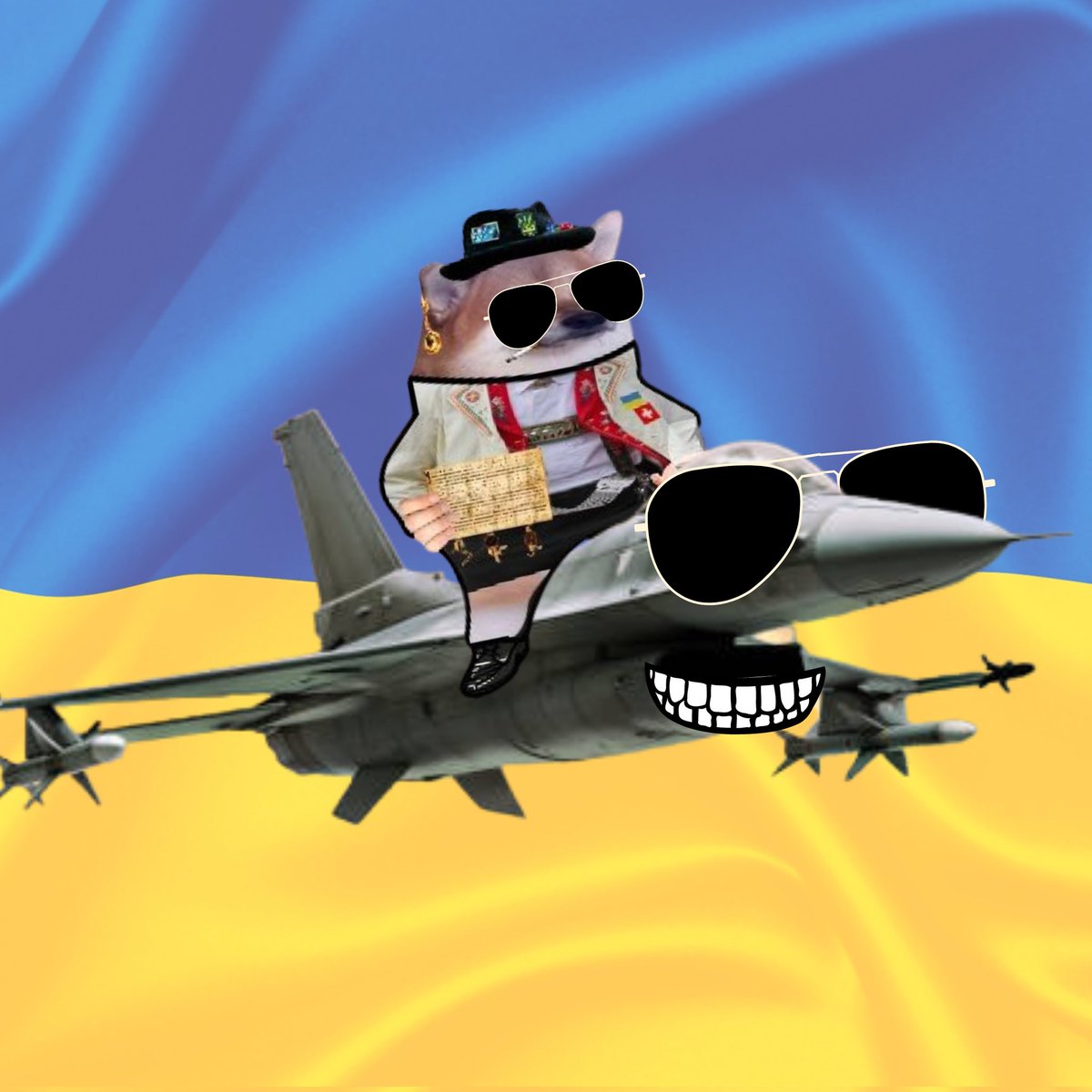 bopandy1's tweet photo. @tell_fella Here you go fella! 😎🫶🇺🇦 #WingsForFreedom https://t.co/j5IKXnJSC7