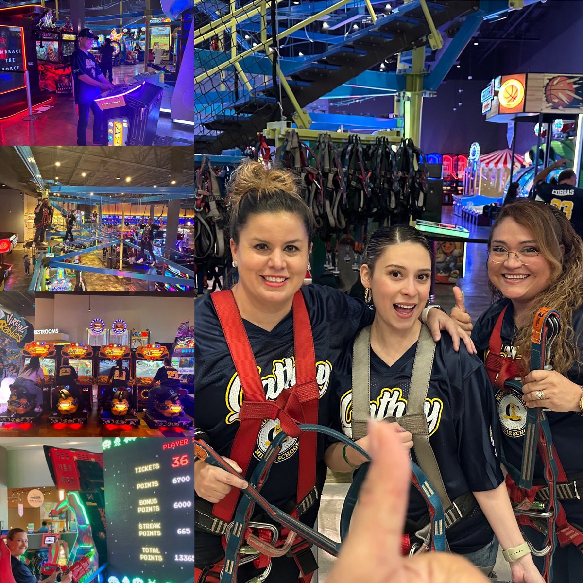 cobras047's tweet photo. Cathey Cobras had a blast team building at Main Event! ๐๐ณ #TeamBuildingAdventures #MainEventFun" https://t.co/XhKHH0zfZl