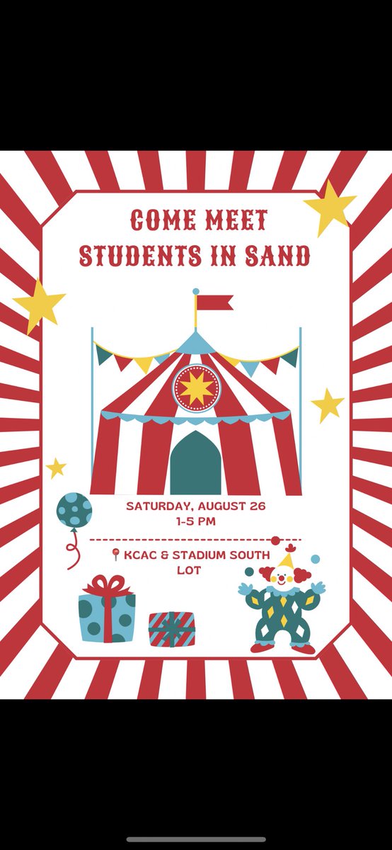 Be sure to look for SAND students at the KCAC Stadium South Lot this Saturday 8/26 from 1-5 at the IUP Crimson Carnival! There will be prizes for students who play the game “Guess the sugar content” and guess correctly! We look forward to meeting you! #SAND #RD2Be #iup