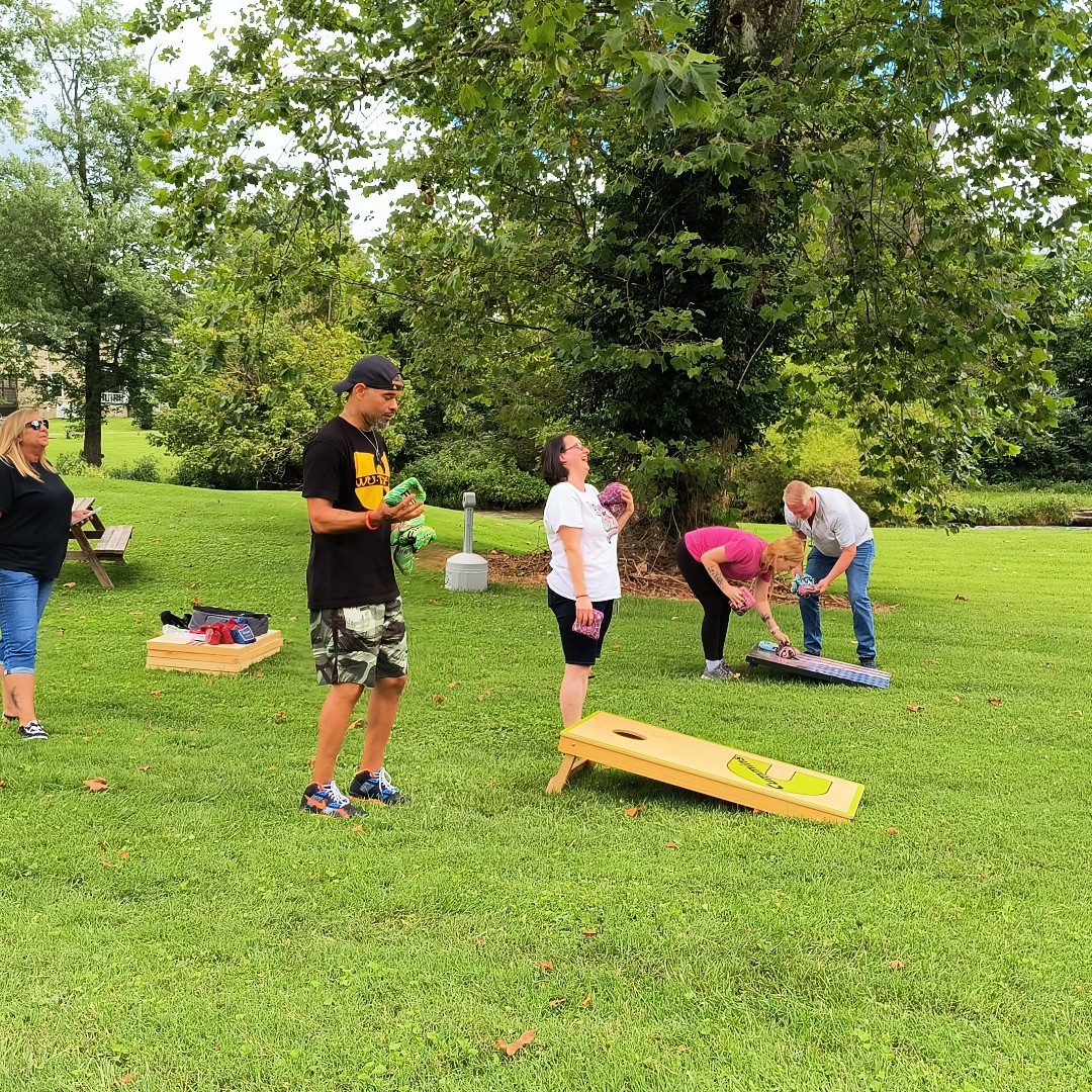While visiting the Bristol Facility, CEO Joe Urso had some fun hosting a dinner and games night. People competed in cornhole and Electrolux Bingo for ActivePure devices like the Vollara Pet Refresh among others. #Home #ActivePureBristol #GameNight