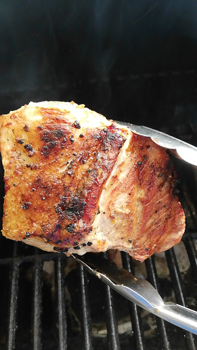Grillin' &amp; waitin'!!! This pork meat means something!!!! Nice and slow all the way!!! Wutang 4 grillin' makes everythin' bettaaaaaa! 👐🏿🐝🐽🔥🔥🔥🔥🔥🔥🔥🔥🔥🔥Sizzlin'