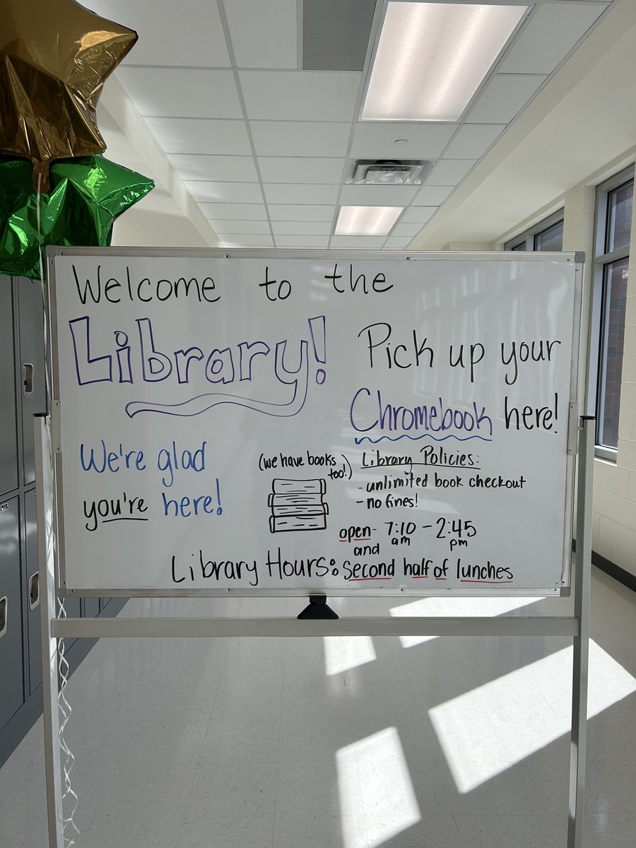 ApexHSLibrary's tweet image. Come see us in the library today from 4-6!