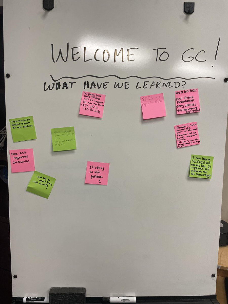 That’ a wrap! Three engaging days with our new teachers here in Garden City!! Very excited to have them on our team! <a href="/GCPSSupt/">Kusum Sinha GCUFSD</a> @