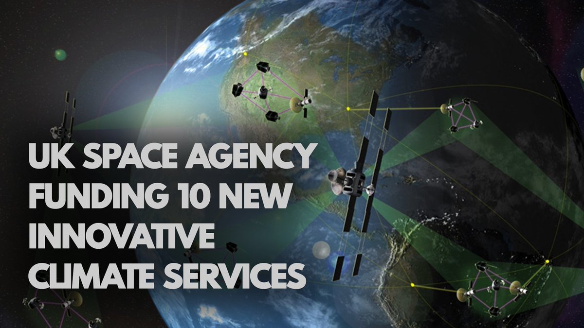 These_Worlds's tweet photo. Backed by the UK Space Agency, ten projects are poised to harness AI, Earth observation tools, satellite tracking, demographic data to craft forecasts and models applicable across diverse sectors such as agriculture, energy, finance, and insurance.  https://t.co/aaYpVkHzUB https://t.co/RDzMmTn6n6