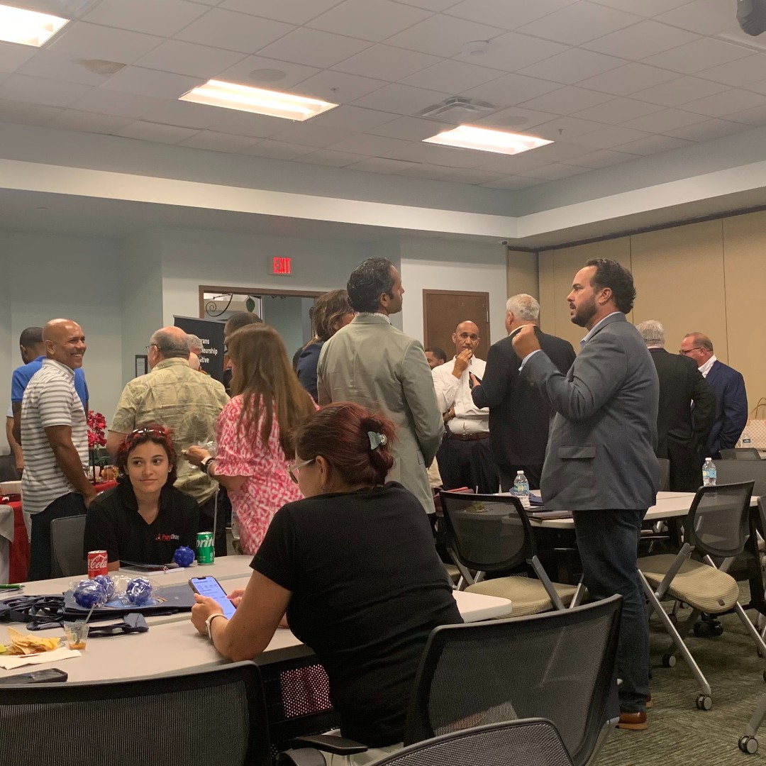 VetsFL's tweet photo. So many veterans pursuing their entrepreneurial dreams at the @veicenter open house in Orlando Wednesday night! We are proud to partner with the VEI team to help all veterans at every stage of their business journey.
#veterans #florida #entrepreneur #vetrepreneur #floridavets https://t.co/dIiuetoBd6