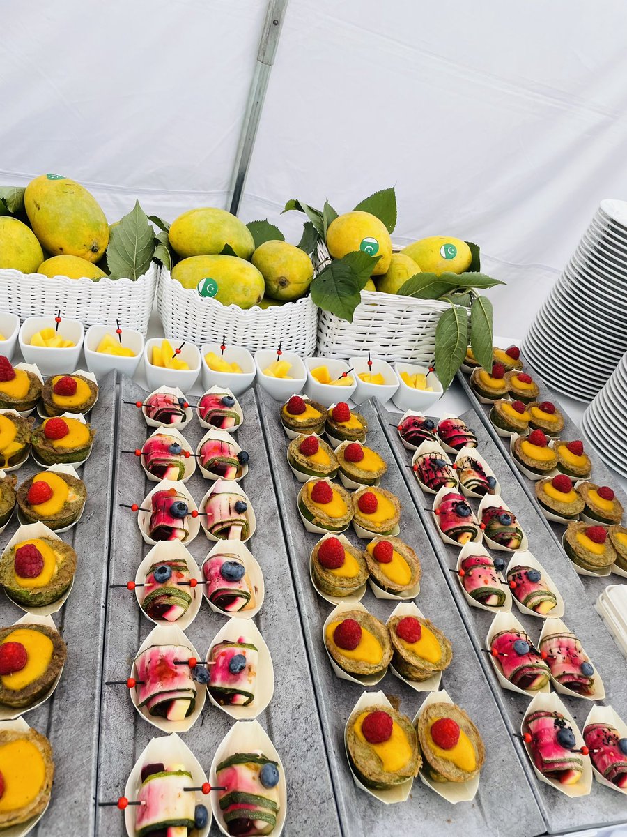 pak_polish's tweet photo. Pakistani Mango 🥭Festival in Warsaw organized by the Pakistan 🇵🇰 Embassy in Poland 🇵🇱  .Incredible 👏event with such beautiful and unique varieties of Pakistani mangoes . Great initiative by Embassy to show an exclusive Glimpse of Pakpolish Friendship🇵🇰🤝🇵🇱 https://t.co/SV1a5VpS8R