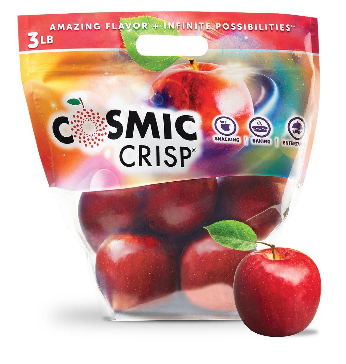 PLEASE DO NOT TAP ON THE BAG

IT SCARES THE COSMIC CRISP® APPLES 🍎