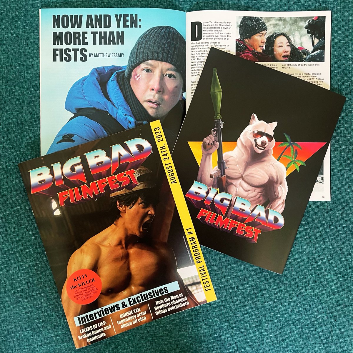 bigbadfilmfest's tweet photo. Swing by the fest today and pick up a copy of our exclusive program!

Articles, interviews, and a limited supply! https://t.co/Q5LpVAapcW
