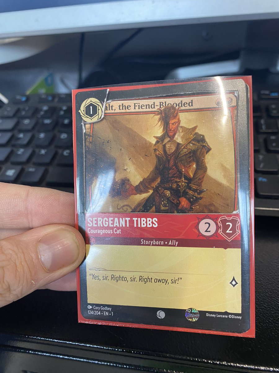 HoustofCards's tweet photo. Don’t underestimate the power of this little guy
#Lorcana #mtg #tibalt https://t.co/tR7YJ7ASaO