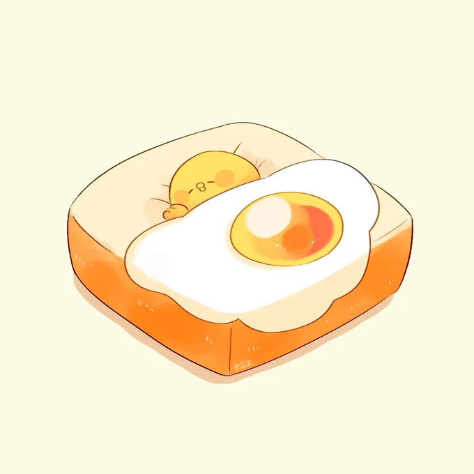 すやすや...  #きみピヨ