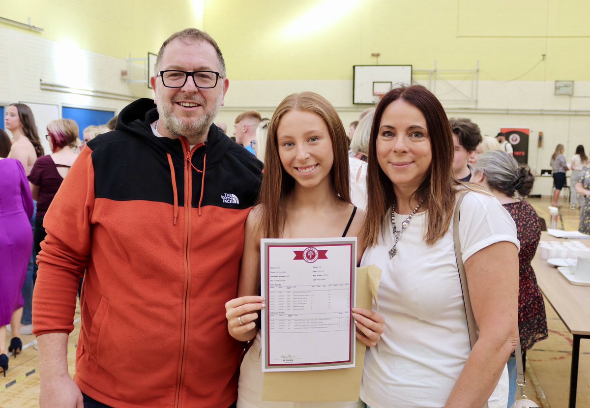 What an Amazing Day for the young people and their families at Abbey Community College…A record breaking number of A*&amp;A grades made this the best set of GCSE/Level 2 results yet.