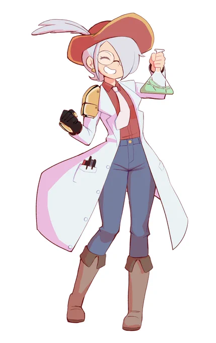 Sandy in the lab coat  #SandyArt