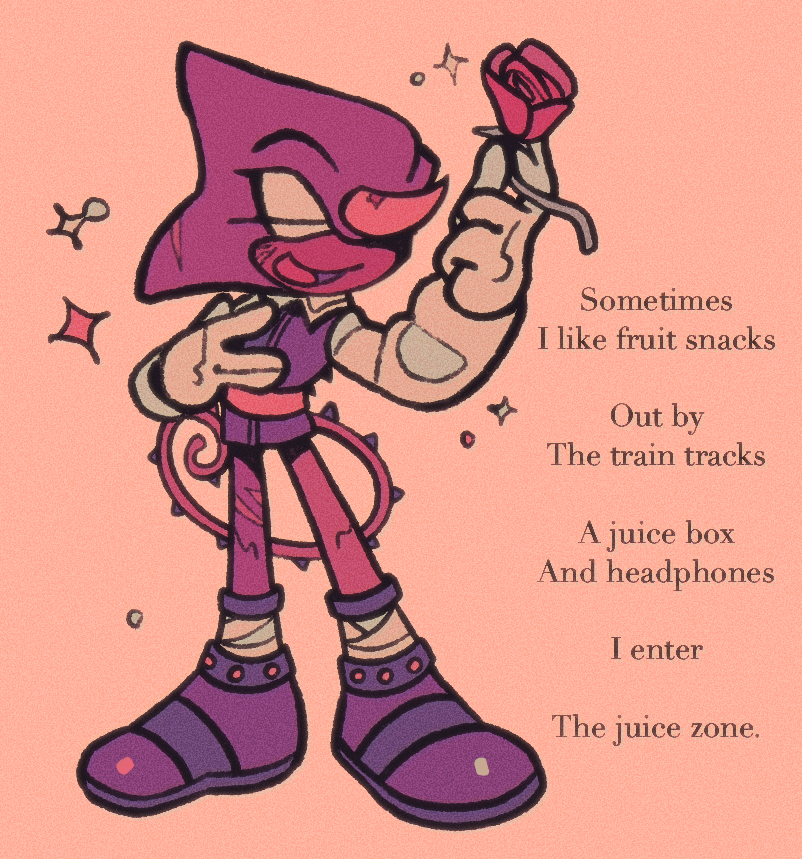 poet of the century. ily Espio
#tmosth #sonic